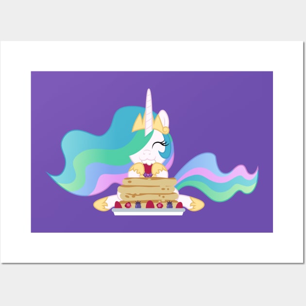 Celestia Pancakes Wall Art by CloudyGlow